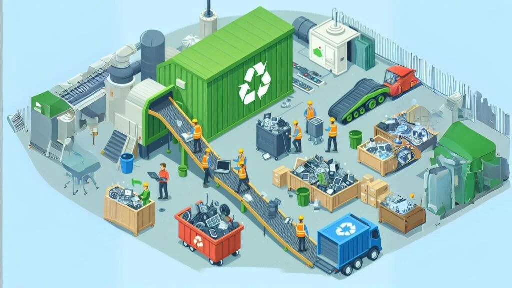 E-waste-Recycling-factory